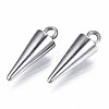 Tarnish Resistant 201 Stainless Steel Pendants STAS-S117-002B-01-2