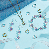 200Pcs 2 Colors Alloy Bead Frames FIND-GA0003-70-4