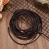 5M Braided Leather Cord with Core WL-BBC0001-01A-01-4