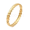 Fish 304 Stainless Steel Hinged Bangle for Women BJEW-K237-28G-4