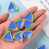 Transparent Enamel Acrylic Beads TACR-S155-001K-5