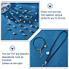 80Pcs 4 Style Brass Cord Ends KK-AR0002-53-4