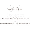 Tarnish Resistant 304 Stainless Steel Cable Chains CHS-F015-18P-2