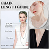10Pcs Natural Rose Quartz Geometric Pendant Necklace NJEW-BBC0001-17-6