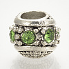 Alloy Rhinestone European Beads MPDL-Q208-075-2