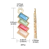 Alloy Enamel Pendants ENAM-YW0002-17-4
