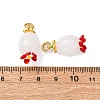 Handmade Lampwork Pendants LAMP-Z012-01G-06-3