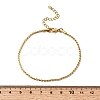 Twist 304 Stainless Steel Link Chains Bracelets for Women BJEW-K240-09G-5