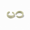 Spray Painted Alloy Cuff Rings RJEW-T011-05-RS-3