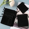 5 Style Rectangle Velvet Pouches TP-LS0001-01B-5