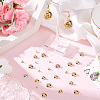120Pcs 6 Styles Brass Bead Cap Pendant Bails DIY-SP0004-25LG-3