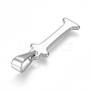 Non-Tarnish 304 Stainless Steel Pendants X-STAS-F106-95P-I-01-2