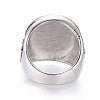 304 Stainless Steel Signet Rings for Men RJEW-D073-09-ASG-3