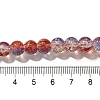 Crackle Glass Beads Strands X-CCG-C002-8mm-11-4