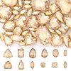 140Pcs 12 Style Mixed Shape Sew on Rhinestone FIND-CA0007-43E-1