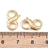 Brass Double-Sided Lobster Clasp for Jewelry Making KK-CBAA482-03G-3