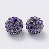 Pave Disco Ball Beads RB-H258-10MM-539-2