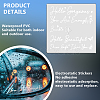 1Pc Waterproof PVC Electrostatic Stickers DIY-OC0013-20E-4