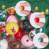 12 Colors Opaque Acrylic Beads OACR-SC0001-88-3