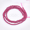 Synthetic Quartz Crystal Beads Strands G-T119-05F-2