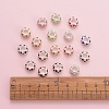 Silver Color Plated Alloy Rhinestone European Beads CPDL-X0001-02-6