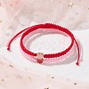 2Pcs 2 Colors Braided Nylon Thread BJEW-JB09769-2