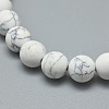 Synthetic Turquoise Jasper Bead Stretch Bracelets BJEW-K212-B-009-3