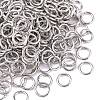 Tarnish Resistant 304 Stainless Steel Open Jump Rings STAS-E067-08-8mm-2