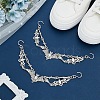 2Pcs Alloy Bat Shoes Chain AJEW-FG0004-50A-5
