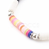 Handmade Polymer Clay Heishi Beaded Stretch Bracelets BJEW-JB06146-05-2