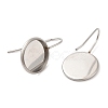 Non-Tarnish 304 Stainless Steel Earring Hooks STAS-R123-16C-P-2