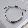 Sports Theme Waxed Cord Braided Bracelets FS-WG8B70B-07-1