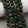 Grade AB Natural Tiger Eye Beads Strands G-B133-A02-6MM-02-6