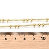 2.5MM Brass Flat Round Twisted Chain Necklaces NJEW-M108-26G-3