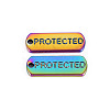 Rainbow Color Alloy Charms PALLOY-S180-245-NR-2