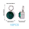 10Pcs Glass Rhinestone Charms STAS-TA0003-26I-3
