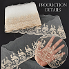 10 Yards Polyester Flower Embroidery Lace Trim OCOR-GF0004-88-5