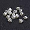 Creamy White Round Chunky Imitation Loose Acrylic Pearl Beads X-PACR-6D-12-1