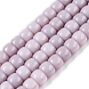 Opaque Glass Beads Strands GLAA-NH0002-B09-1