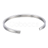Tarnish Resistant 304 Stainless Steel Cuff Bangles BJEW-K173-02P-3