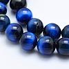 Natural Tiger Eye Beads Strands G-K203-86-10mm-3