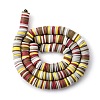 Handmade Polymer Clay Beads Strands CLAY-R089-8mm-T025-7