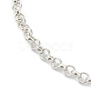 Brass Rolo Chain Necklace Making MAK-F036-01P-4