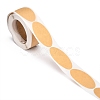 Self-Adhesive Kraft Paper Gift Tag Stickers DIY-G021-10-2