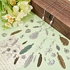 152Pcs 3 Style Tibetan Style Alloy Pendants FIND-PH0062-08-4