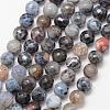 Natural Fire Crackle Agate Bead Strands G-K166-07F-8mm-05-1