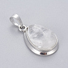 Natural & Synthetic Mixed Stone Pendants G-L512-C-3