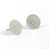 Tarnish Resistant 304 Stainless Steel Stud Earring Settings STAS-D431-22-2