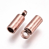 Brass Cord Ends X-KK-F769-22R-2