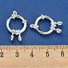 304 Stainless Steel Spring Ring Clasps STAS-G190-17S-D-3